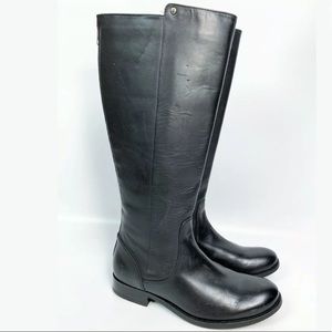 Frye Womens Melissa Black Leather Boots 3475436